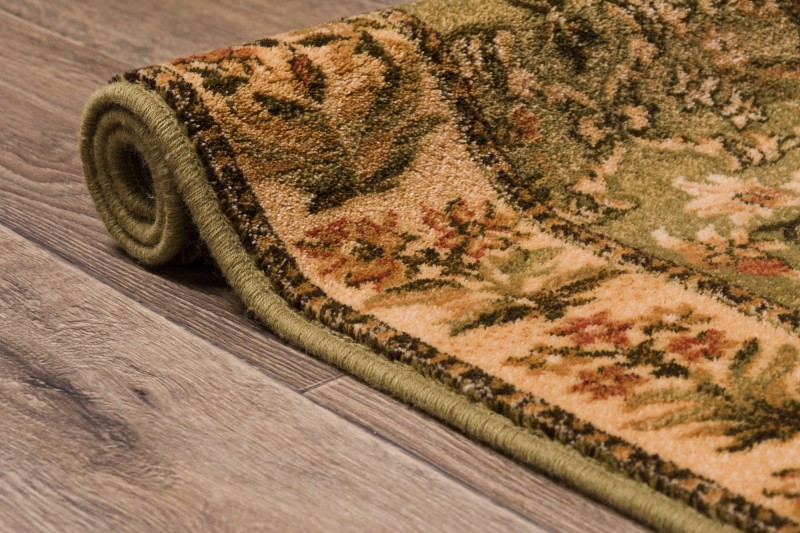 chodnik wełniany Agnella Isfahan Olandia oliwka do przedpokoju