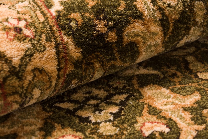 chodnik wełniany Agnella Agnus Hetman oliwka detal wzoru 2