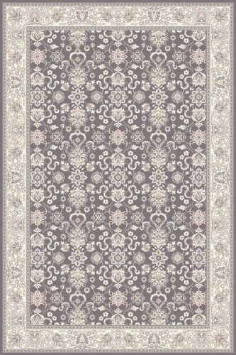 Dywan wełniany Agnella Isfahan Kantabria antracytowy