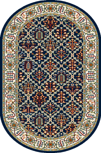 Dywan owalny FD Standard Tamir granat