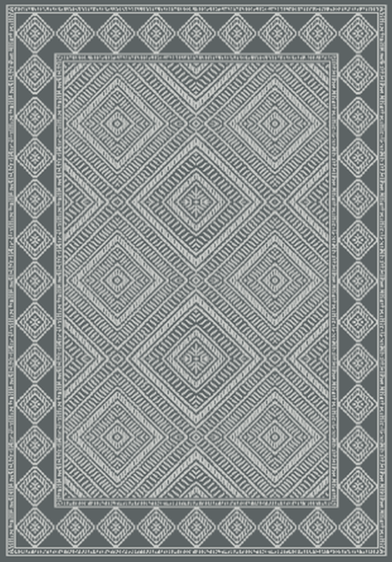 Dywan syntetyczny FD Avanti Iris szary