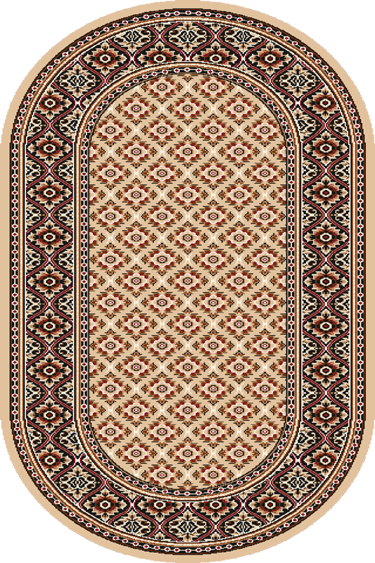 Dywan owalny klasyczny FD Standard Apium beż 