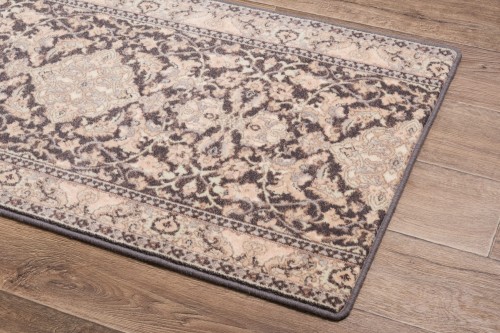 chodnik wełniany na metry Agnella Isfahan Sefora kolor antracytowy