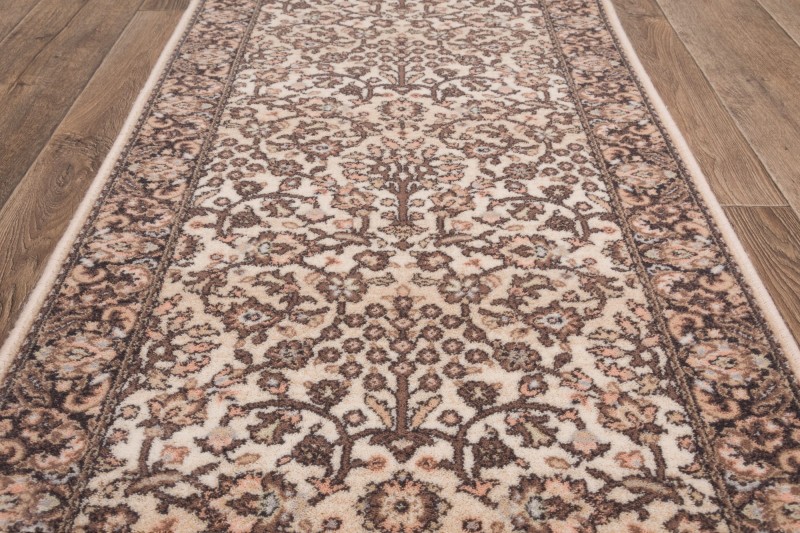 Chodnik wełniany do przedpokoju Agnella Isfahan Itamar kolor alabastrowy
