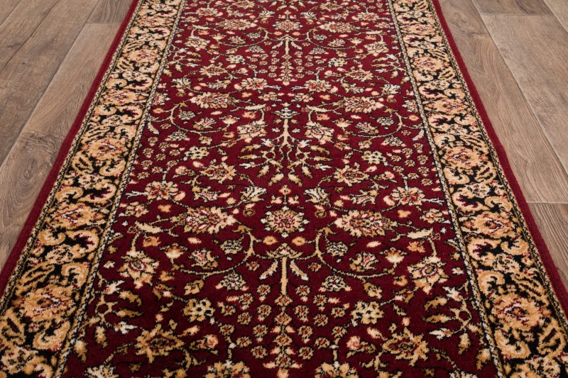 chodnik wełniany do przedpokoju Agnella Isfahan Itamar kolor rubin