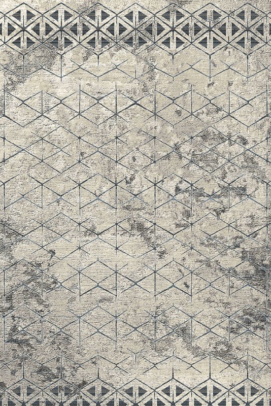 Dywan wełniany geometryczny Agnella Agnus Bateja beż (binding)