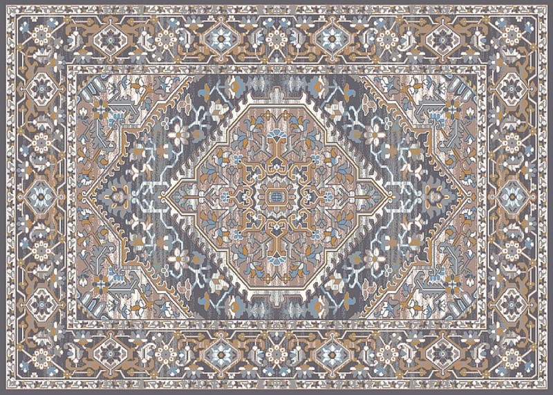 Dywan klasyczny FD Soft Hitra granit w poziomie