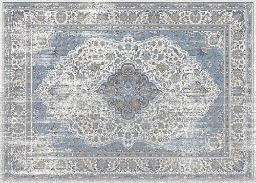 Dywan vintage FD Soft Skjern popiel w poziomie