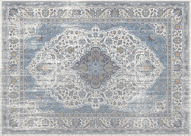Dywan vintage FD Soft Skjern popiel w poziomie