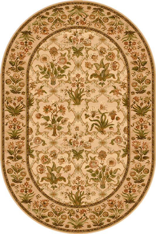 Dywan wełniany owalny Agnella Isfahan Olandia sahara