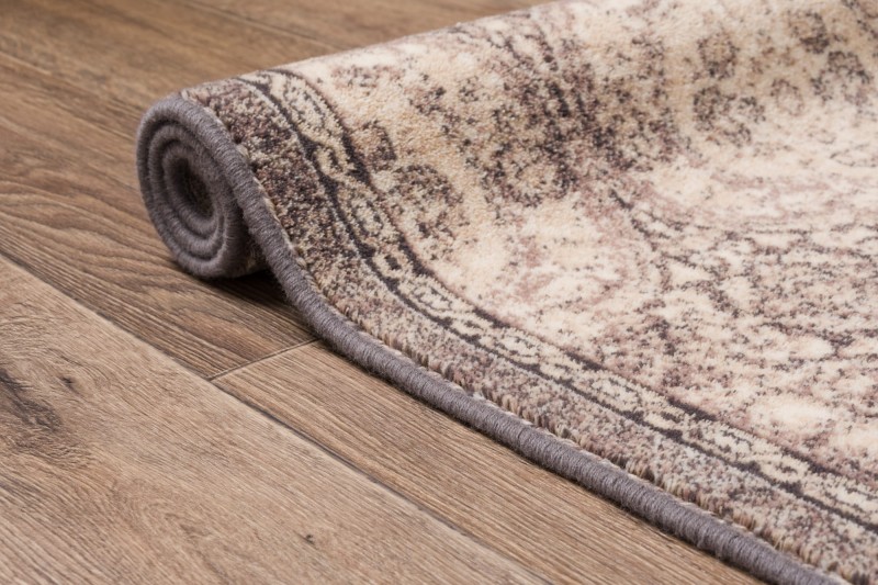 chodnik wełniany Agnella Temis piaskowy do przedpokoju