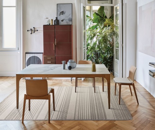 Dywan wełniany w pasy Agnella Noble Oni jasny szary do pokoju