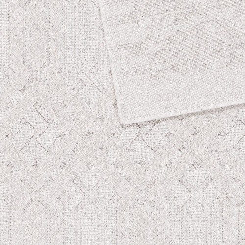 Dywan wełniany Agnella Noble Dive jasny szary - runo 3d