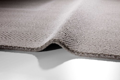 Dywan wełniany Agnella Noble Poco szary - bok