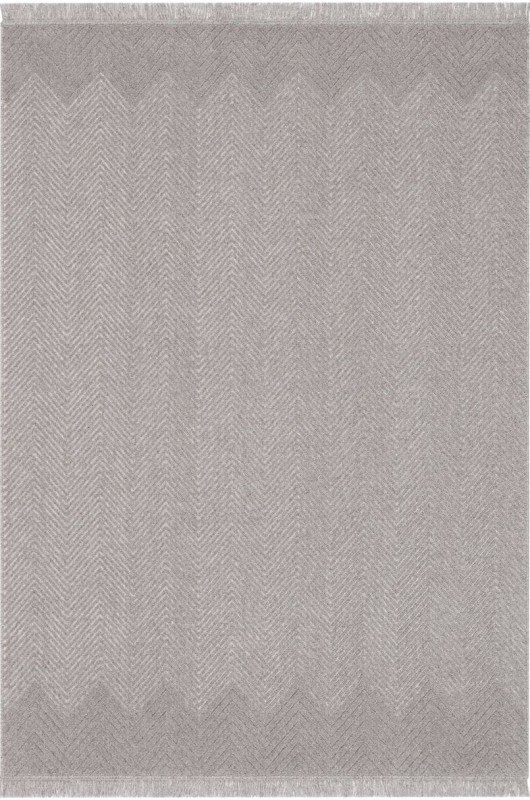 Dywan wełniany boho Agnella Noble Poco szary