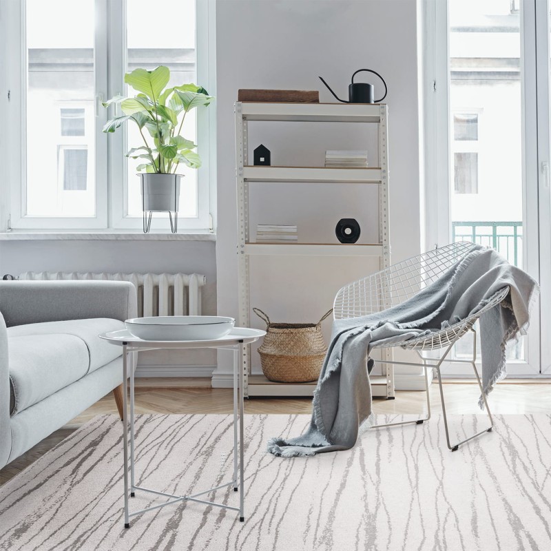 Dywan wełniany Agnella Noble Tejat jasny szary do pokoju