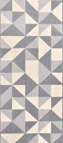 Chodnik Canvas TRÓJKĄTY szary _dywanywitek_pl_