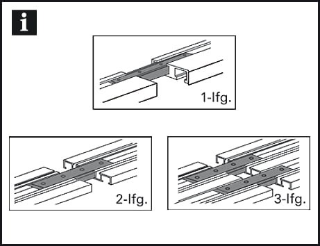 Instrukcja do łącznika do szyny aluminiowej Gardinia 7 mm biały