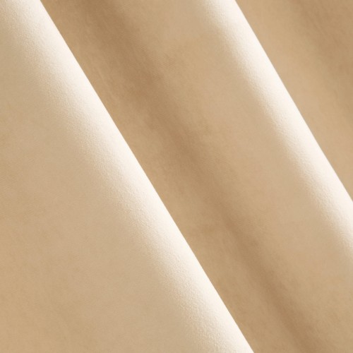 Zasłona gotowa zaciemniająca PIERRE VELVET na przelotkach ciemny capuccino_dywanywitek_pl_6
