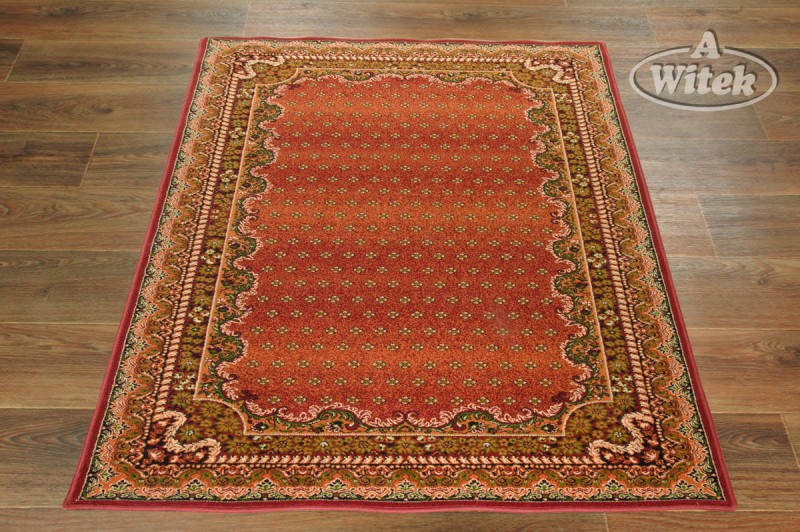 Dywan wełniany Dywilan Polonia Baron burgund 2 rzut ukośny