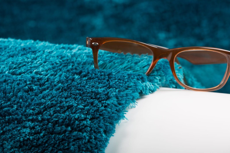 Bok dywanu shaggy Obsession Curacao CUR490 petrol