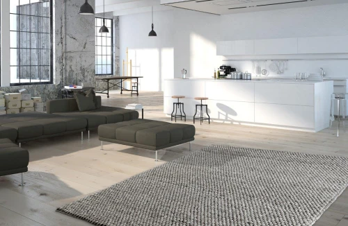 Dywan Obsession Loft LOF580 taupe w salonie