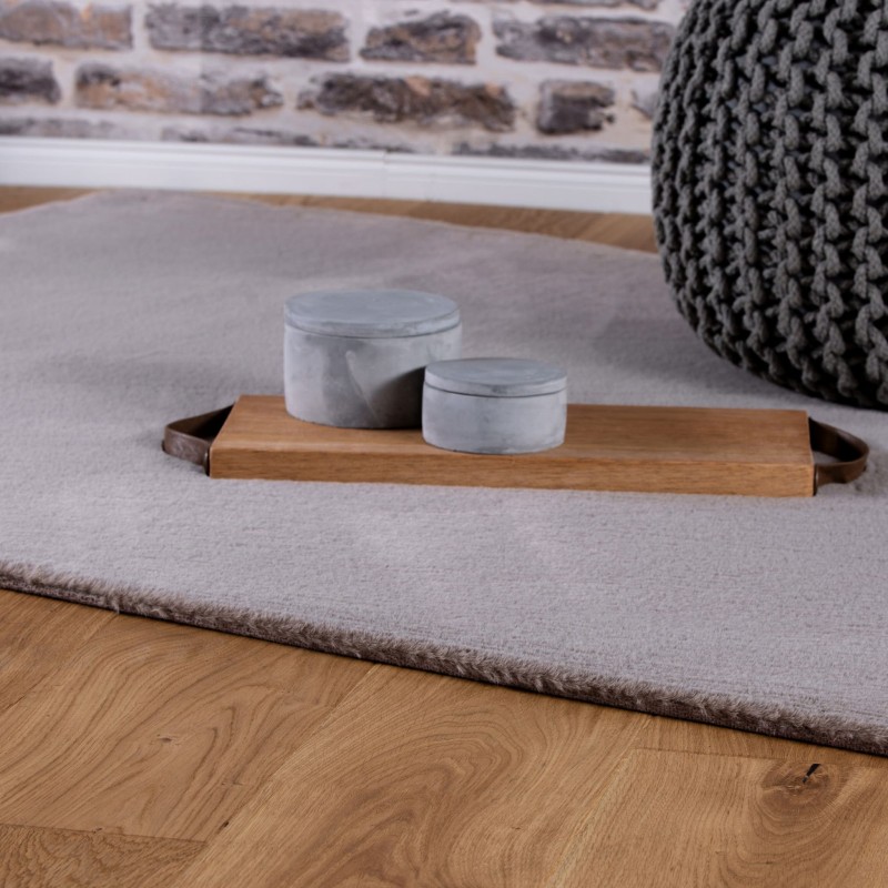 Bok dywanu pluszowego Obsession Cha Cha CHA535 taupe