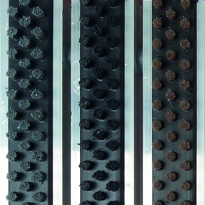 Wycieraczka systemowa Alumata BETA/GAMMA  - kolory pasków szczotkowych