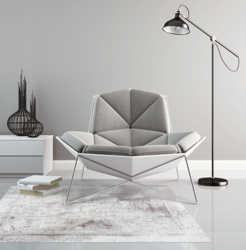 Dywan nowoczesny Carpet Decor Magic Home Beto szary do pokoju