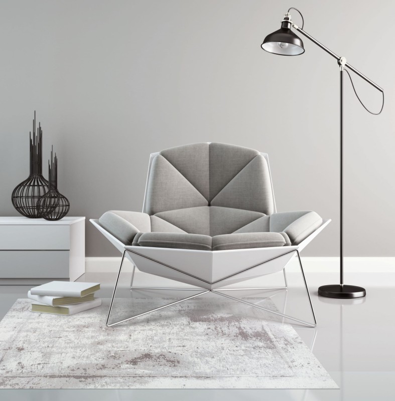 Dywan nowoczesny Carpet Decor Magic Home Beto szary do pokoju