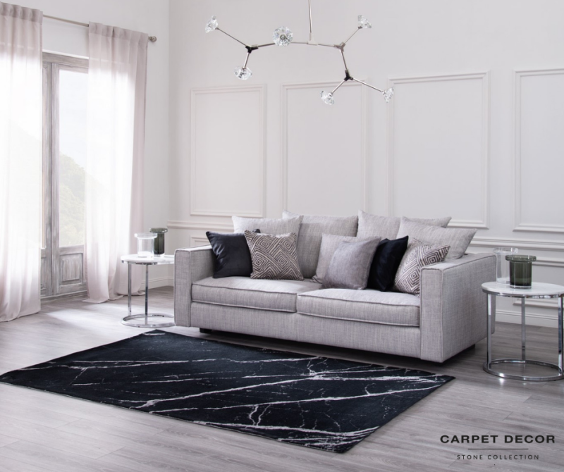 Dywan Carpet Decor Magic Home by Maciej Zień Pietra czarny do salonu