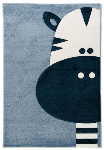 Dywan dla dzieci Avanos Kids 8579A zebra niebieski