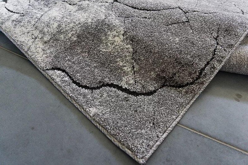 Dywan nowoczesny Miami 129 szary - róg