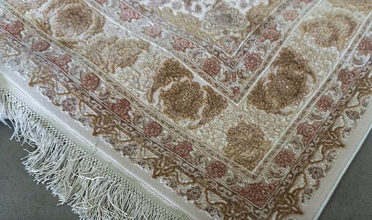 Dywan tradycyjny Creante 19084 beżowy - róg z frędzlami