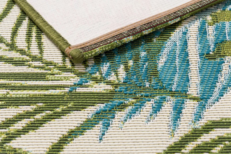 Antypoślizgowy spód w dywanie Jungle Liście 07