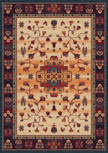 Dywan wełniany Agnella Agnus Tacuba ciemny beż (binding)