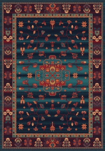 Dywan wełniany Agnella Agnus Tacuba granatowy (binding)