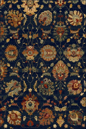 Dywan tradycyjny wełniany Dywilan Superior Latica navy