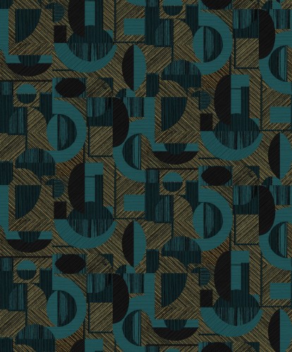 Tapeta art deco Khroma Orbital ORB203