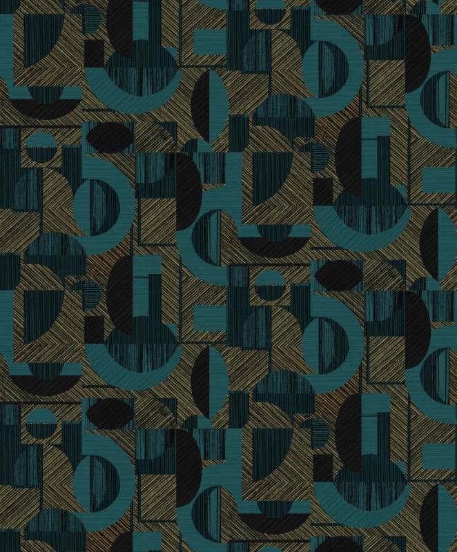 Tapeta art deco Khroma Orbital ORB203