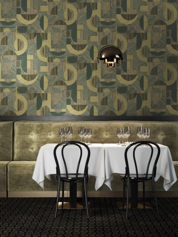 Tapeta w restauracji Khroma Orbital ORB204