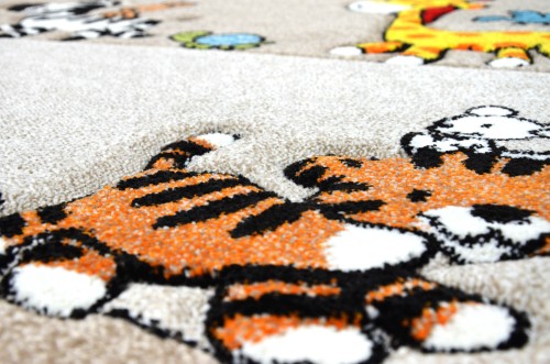 Detal dywanu dla dzieci Smart Kids 22310 wzór zwierzęta