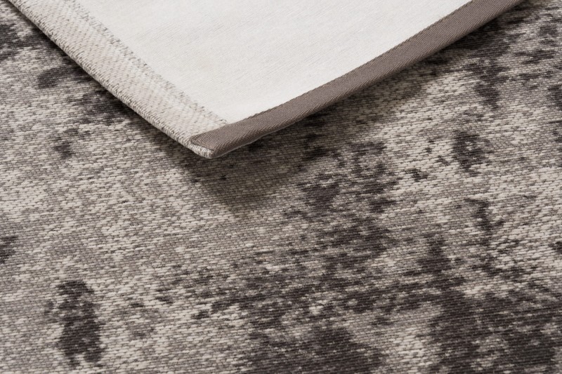 Dywan nowoczesny Carpet Decor Magic Home Lyon szary - wykończenie boku