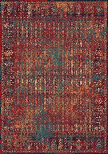 Dywan wełniany Agnella Isfahan Grawe bordowy