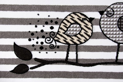 Dywan dla dzieci Petit BIRDS szary _dywanywitek_pl_5