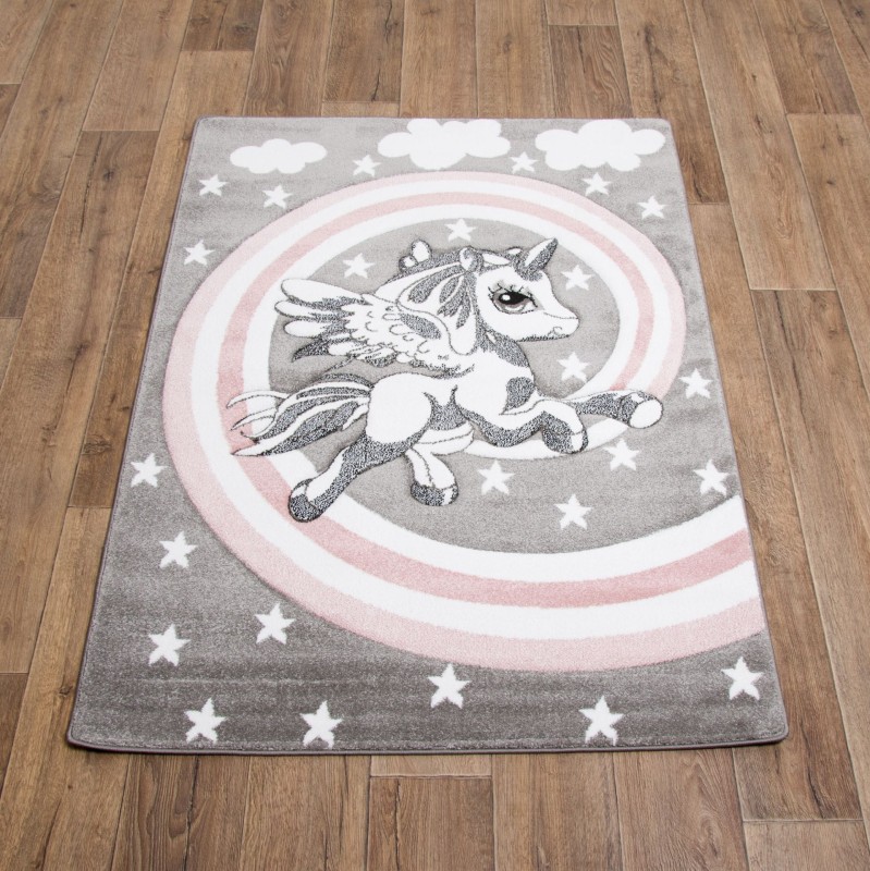 Dywan dla dzieci Petit PONY szary _dywanywitek_pl_2