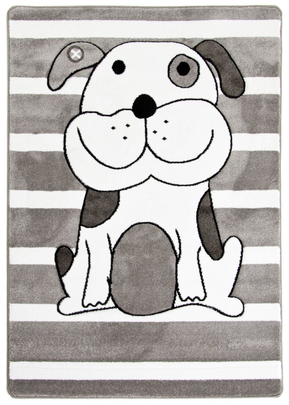 Dywan dla dzieci Petit PUPPY szary _dywanywitek_pl_