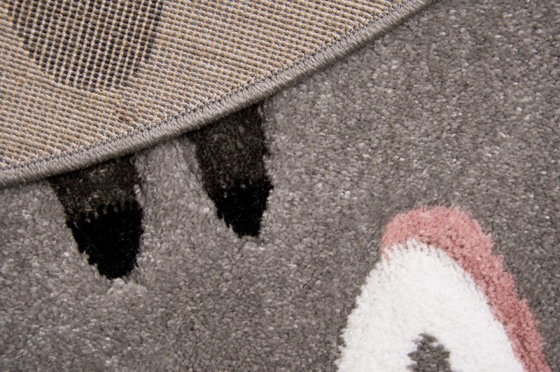 Dywan dla dzieci Petit LAMA szary koło _dywanywitek_pl_5