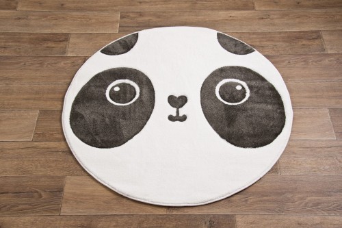 Dywan dla dzieci Petit PANDA kremowy koło _dywanywitek_pl_2