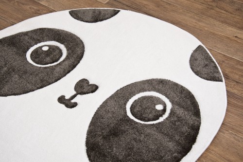 Dywan dla dzieci Petit PANDA kremowy koło _dywanywitek_pl_3